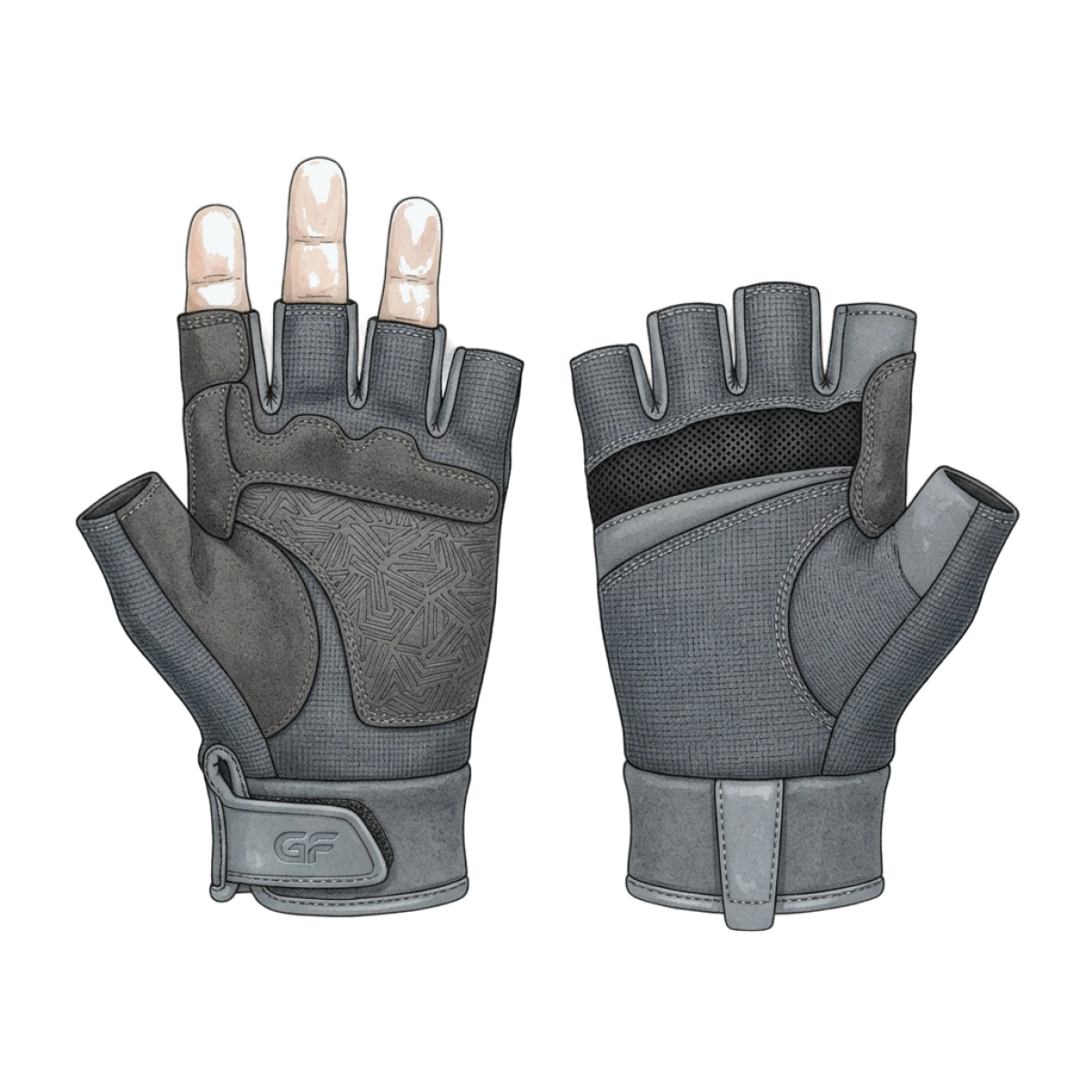 Fishing gloves