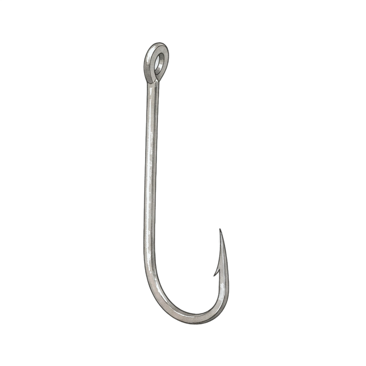 Long shank hook