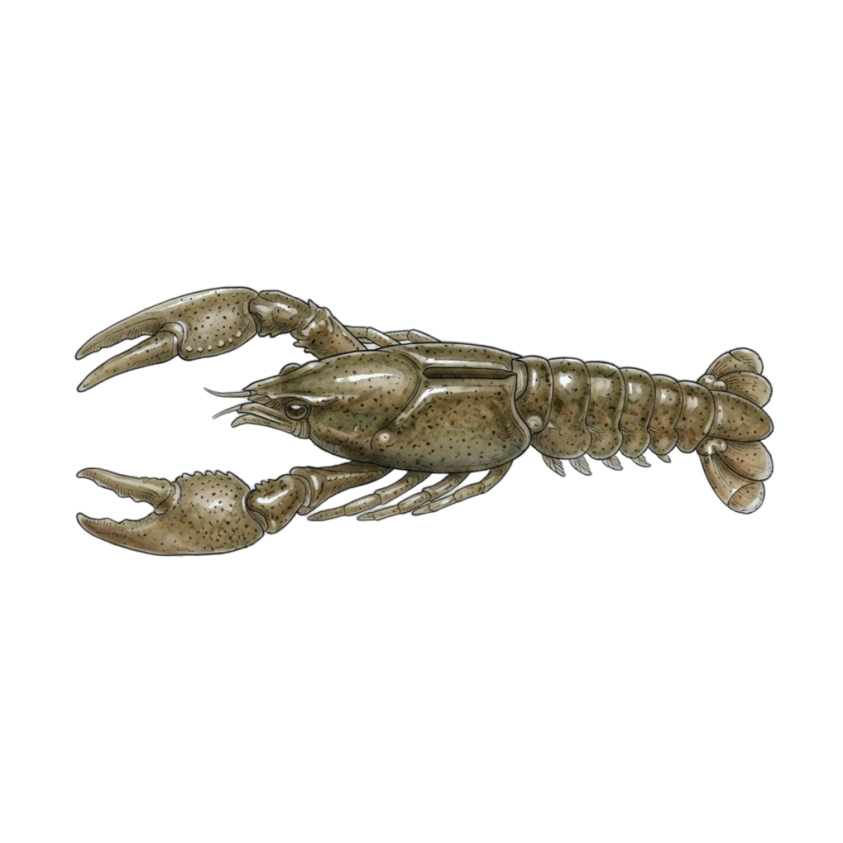 Craw fishing lure