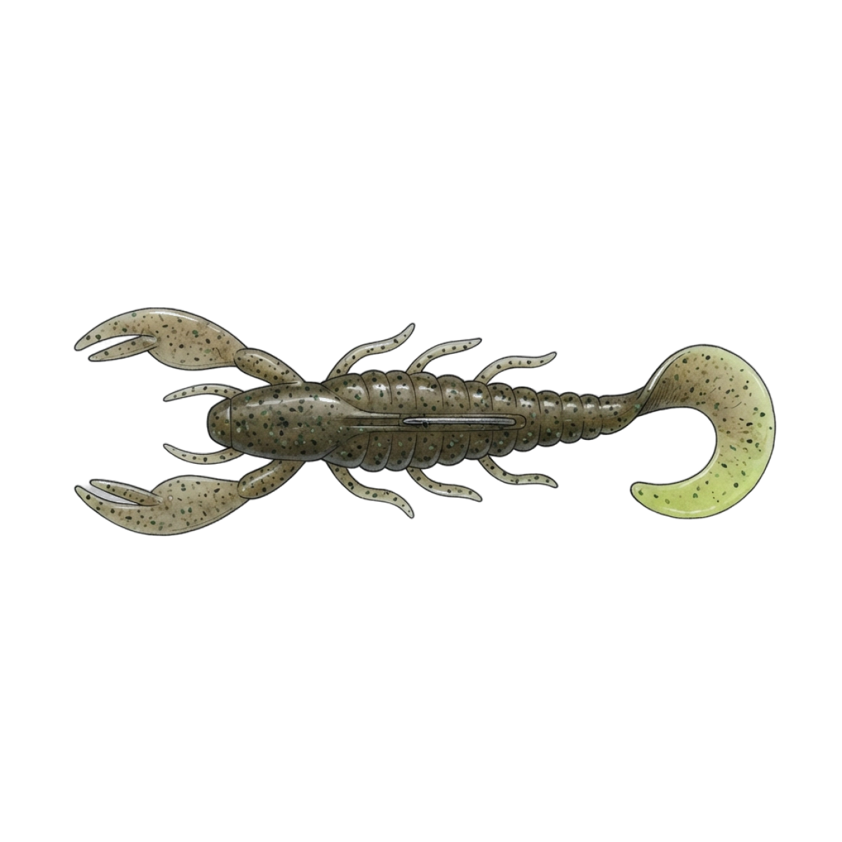 Creature bait fishing lure