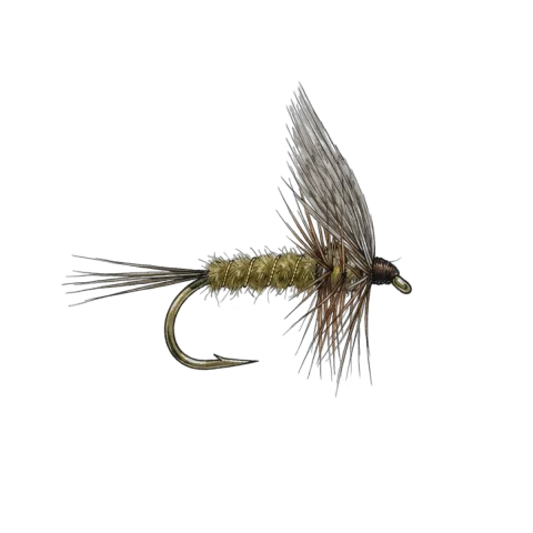 Dry fly fishing lure