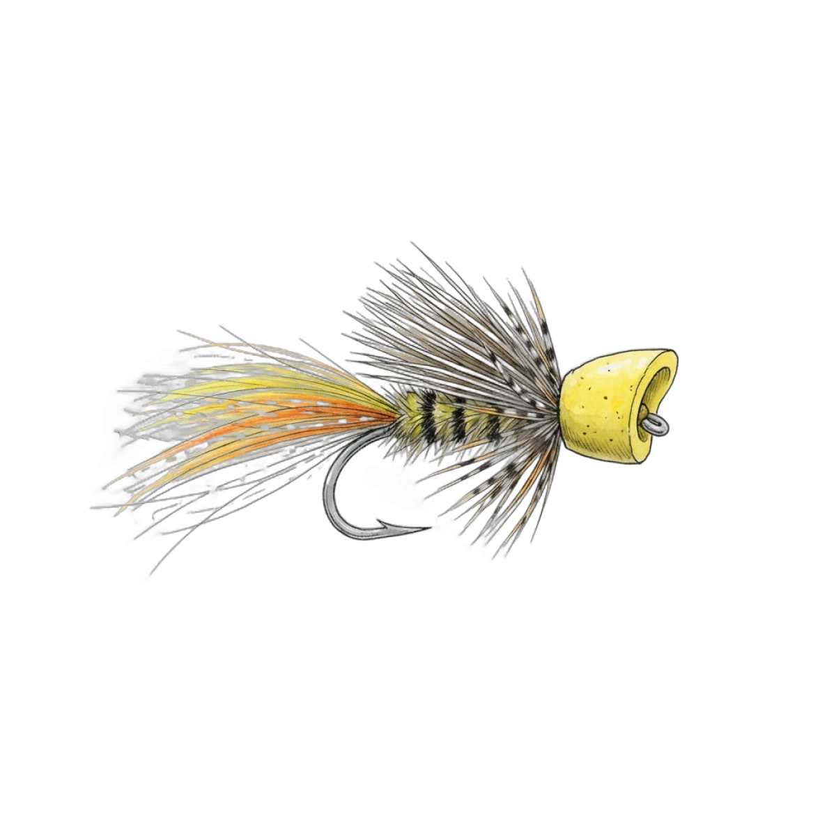 Fly popper fishing lure