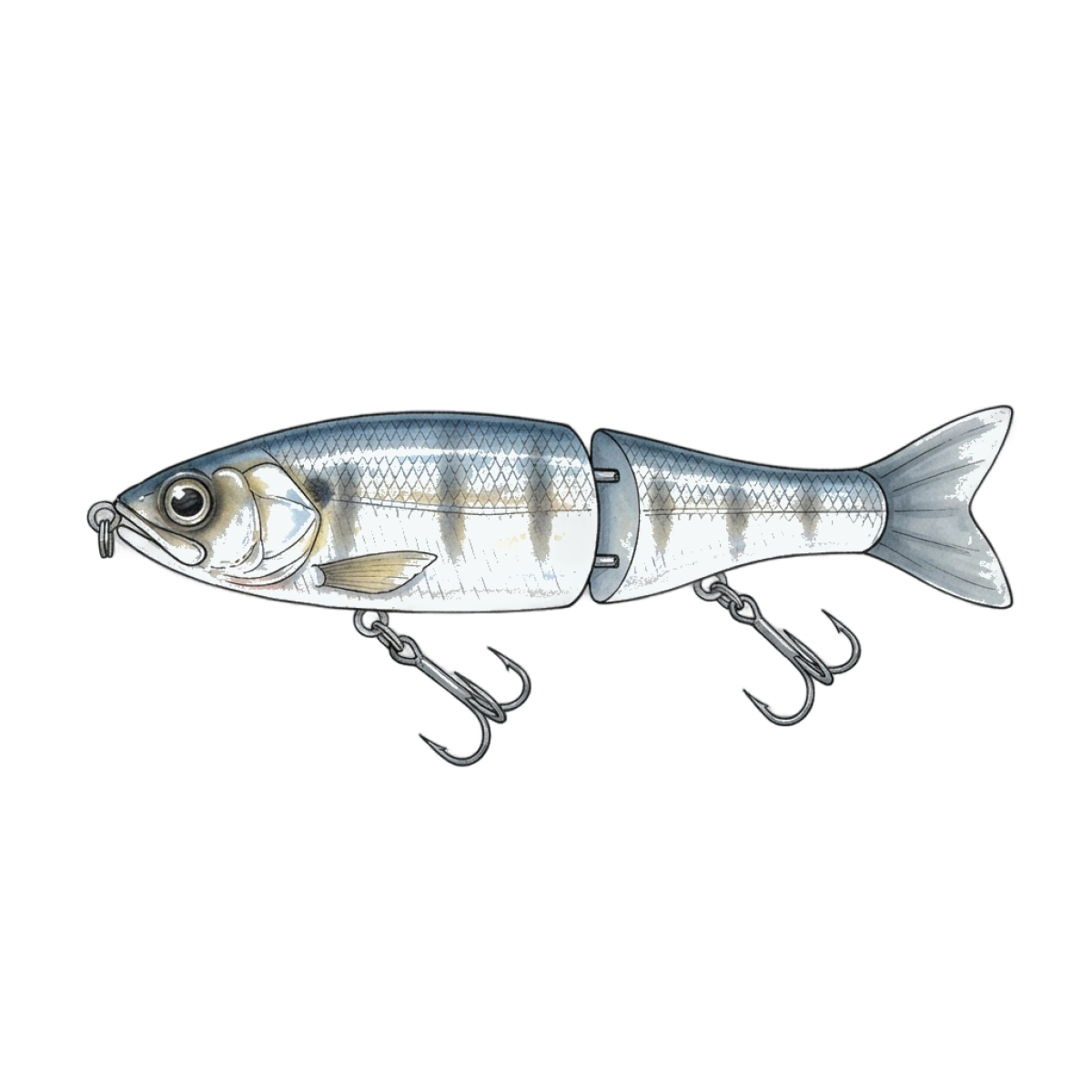 Glide bait fishing lure
