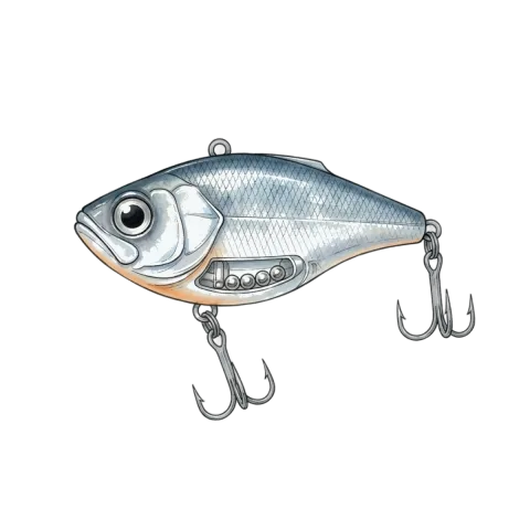 Lipless crankbait fishing lure