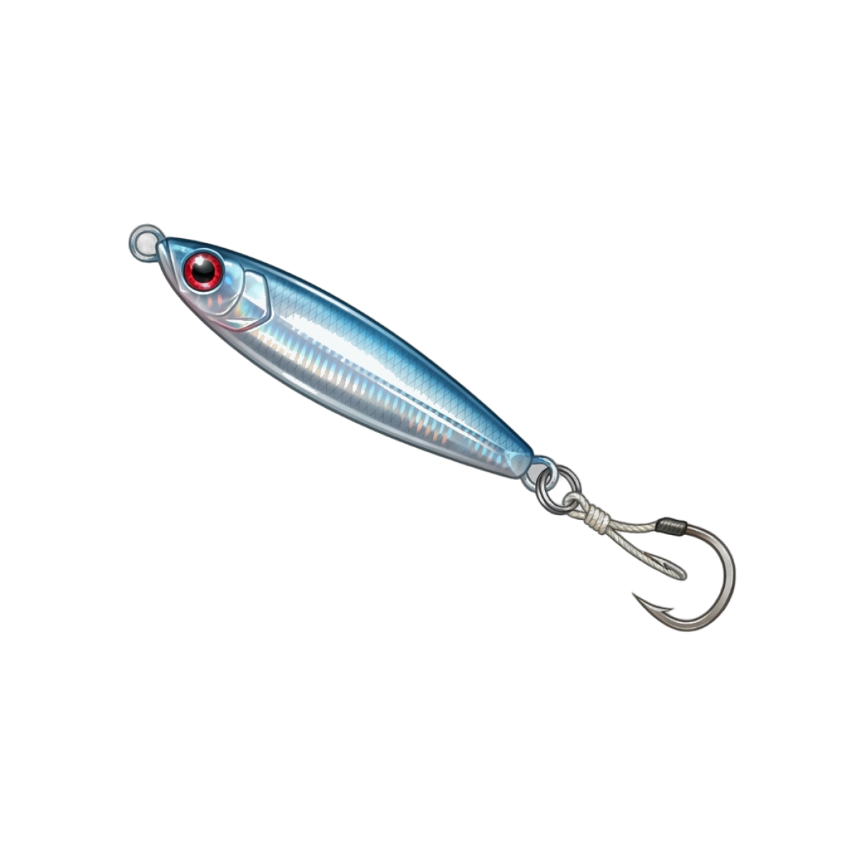 Metal jig fishing lure