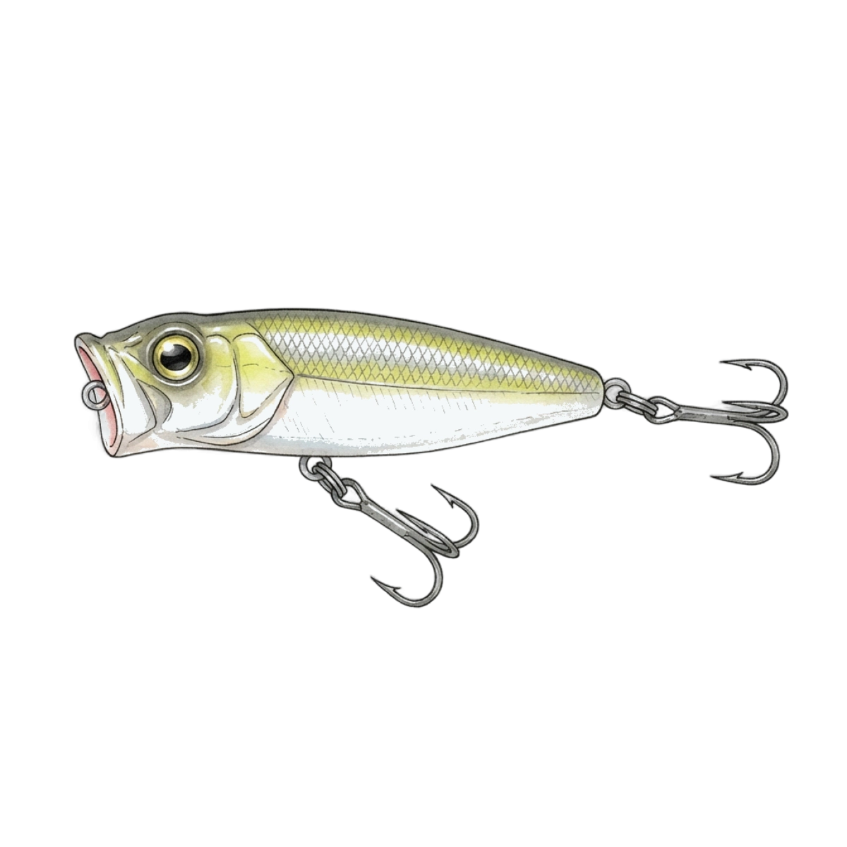 Popper fishing lure