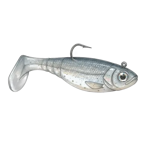Paddle tail fishing lure