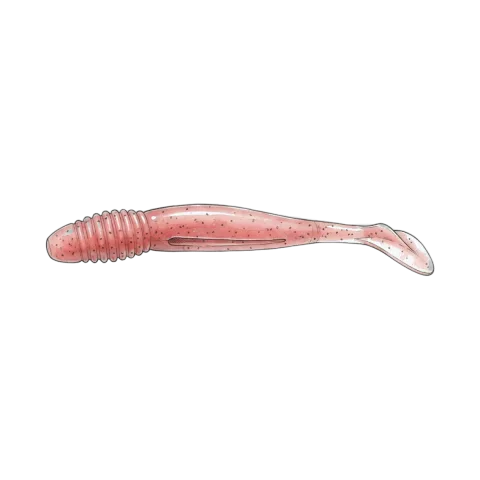 Soft worm fishing lure