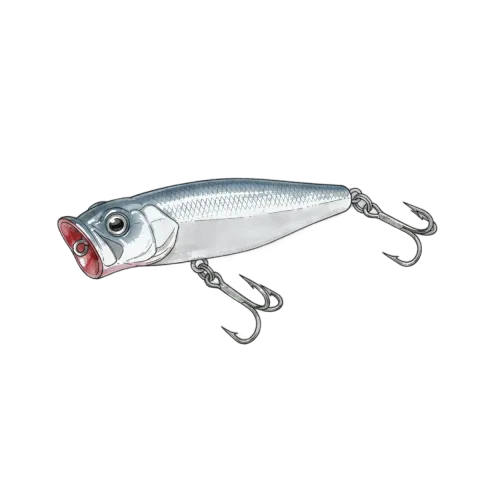 Topwater plug fishing lure