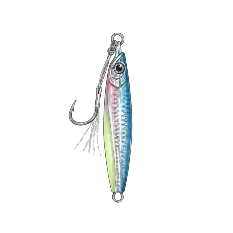 Vertical jig fishing lure