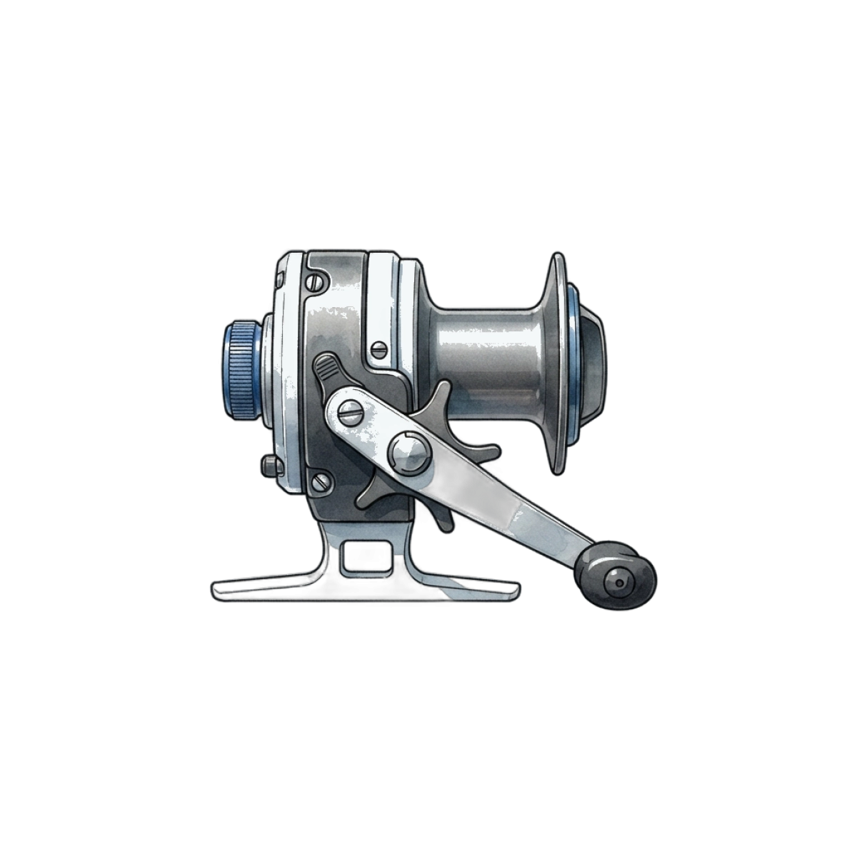 Ice fishing reel