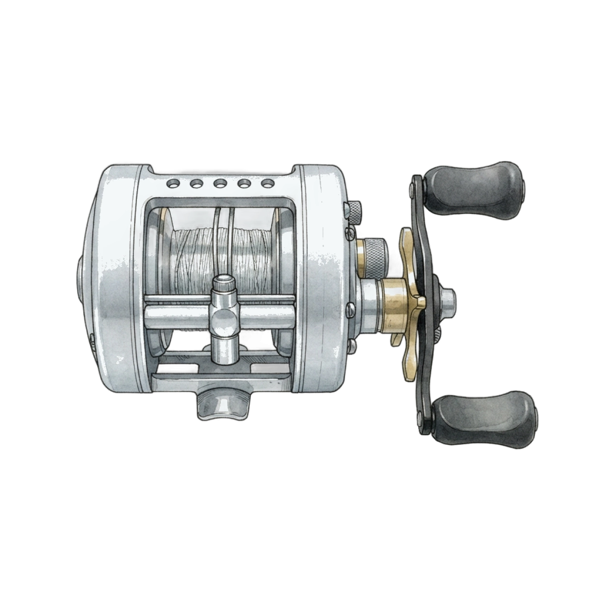 Round reel