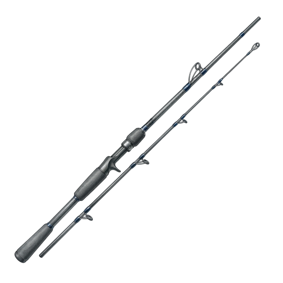Slow pitch jigging rod