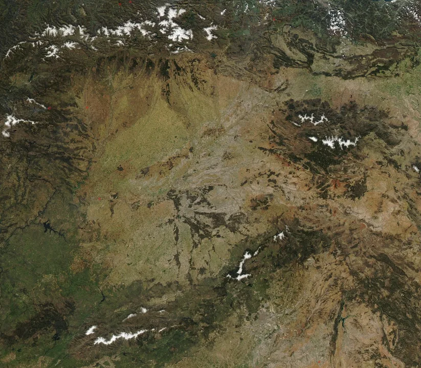 Castilla y León — NASA / Wikimedia Commons / Public domain