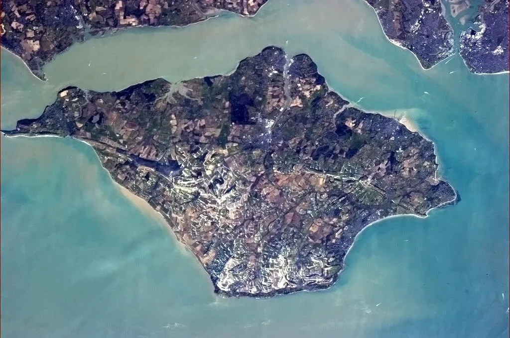 Isle of Wight — NASA/Chris Hadfield / Wikimedia Commons / Public domain
