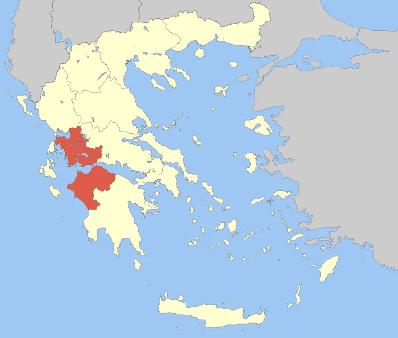 Western Greece — Pitichinaccio / Wikimedia Commons / Public domain