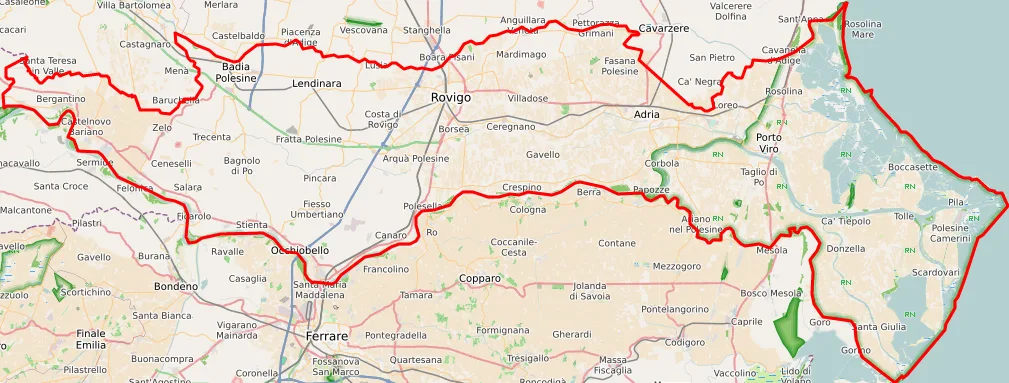 Rovigo — DescriptionProvince de Rovigo OSM.png


This map  was created from OpenStreetMap project data, collected by the commu / Wikimedia Commons / CC BY-SA 4.0