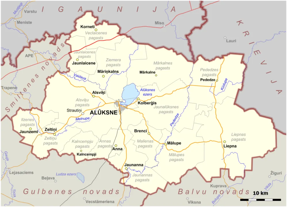 Alūksnes — Obivan Kenobi / Wikimedia Commons / CC BY-SA 4.0