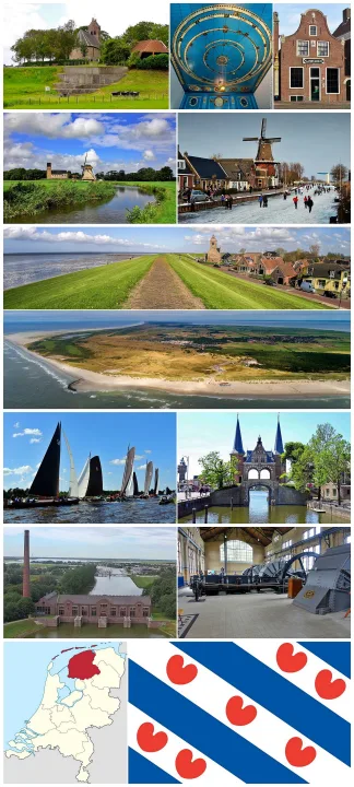 Fryslân — Gouwenaar, Willem van Valkenburg, Gouwenaar, Jan dijkstra, RomkeHoekstra, Uberprutser, dronepicr, Baykedevries, Gouwenaa / Wikimedia Commons / CC BY 4.0