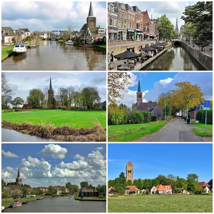 Leeuwarden — Marius Kallhardt, Ben Bender, RomkeHoekstra, RomkeHoekstra, Jan dijkstra, Gouwenaar / Wikimedia Commons / CC BY 4.0