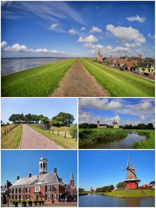 Noardeast-Fryslân — Uberprutser, Agnes Monkelbaan, Jan dijkstra, Bouwe Brouwer, Baykedevries / Wikimedia Commons / CC BY-SA 4.0