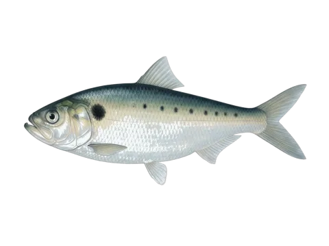 Allis shad (Alosa alosa)