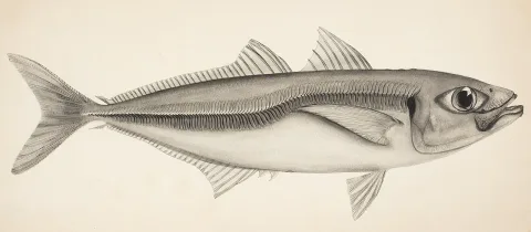 Yellowtail horse mackerel — Auckland Museum  Collections from Auckland, Aotearoa New Zealand / Wikimedia Commons / Public domain