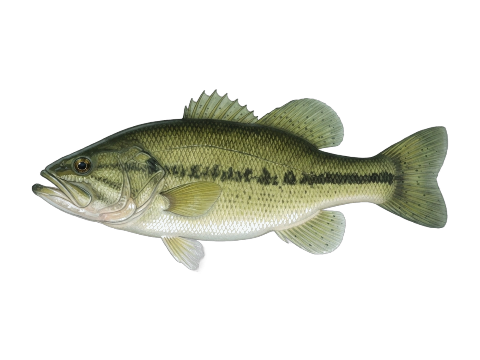 Largemouth black bass