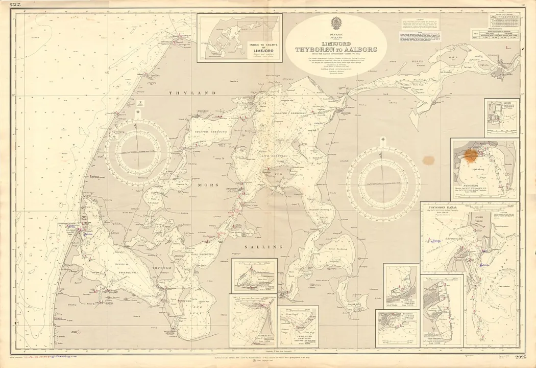 Thyborøn Kanal — United Kingdom Hydrographic Office / Wikimedia Commons / Public domain