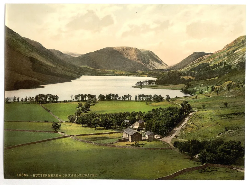 Buttermere — Photochrom Print Collection / Wikimedia Commons / Public domain