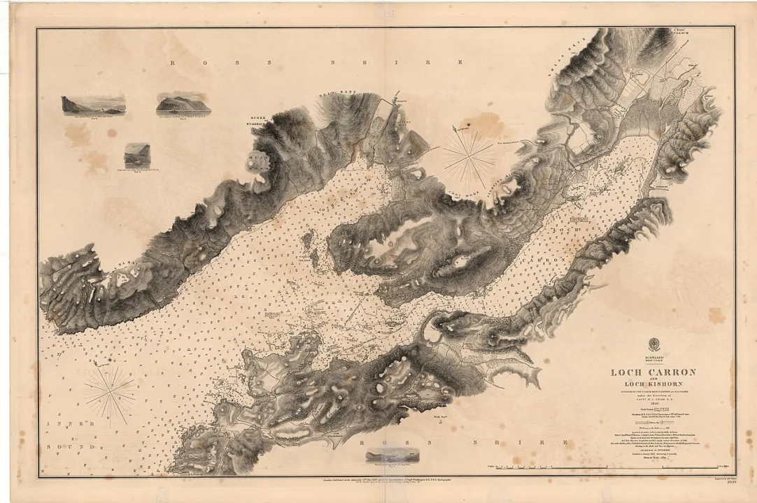 Loch Carron — United Kingdom Hydrographic Office / Wikimedia Commons / Public domain