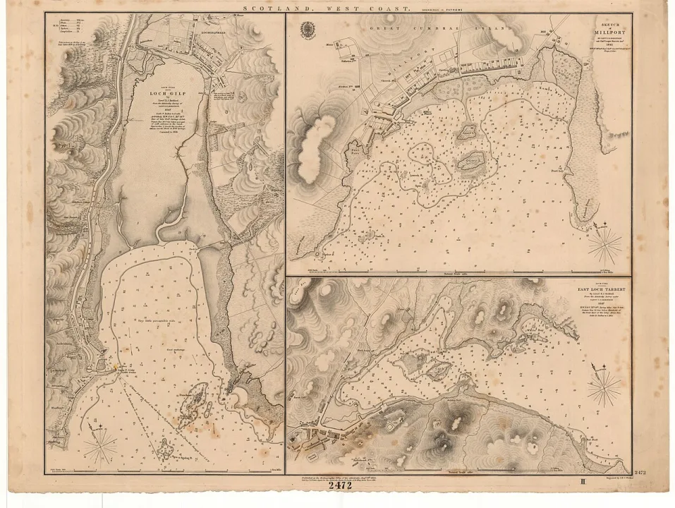 Loch Gilp — United Kingdom Hydrographic Office / Wikimedia Commons / Public domain