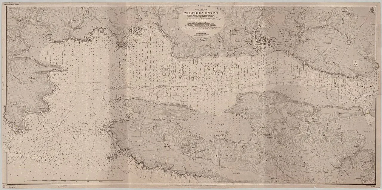Milford Haven Waterway — United Kingdom Hydrographic Office / Wikimedia Commons / Public domain