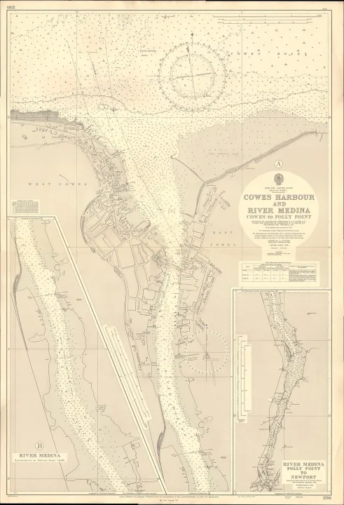 River Medina — United Kingdom Hydrographic Office / Wikimedia Commons / Public domain