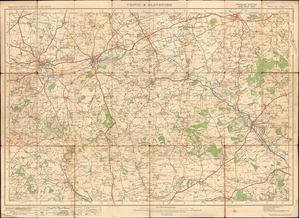 River Yeo — Director General of the Ordnance Survey, UK / Wikimedia Commons / Public domain