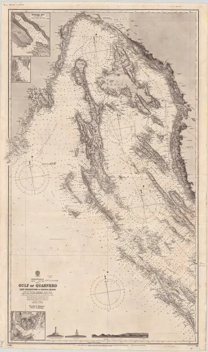 Kvarnerski zaljev — United Kingdom Hydrographic Office / Wikimedia Commons / Public domain