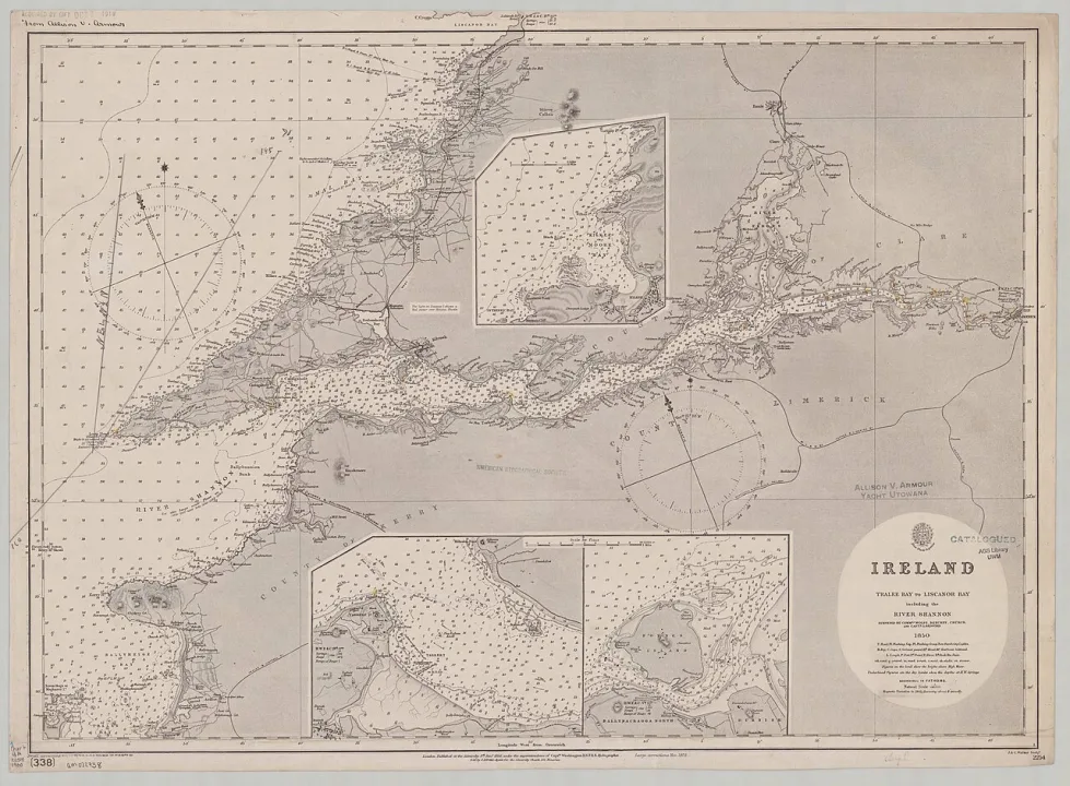 Shannon Estuary — United Kingdom Hydrographic Office / Wikimedia Commons / Public domain
